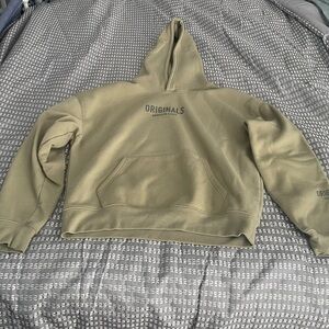 Light Olive Green, Small, Originals Hoodie, Brooklyn Cloth